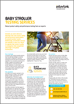 Baby Stroller fact sheet